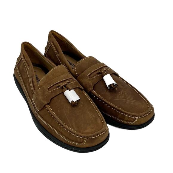 Johnston & Murphy Men's Fowler Tassel Loafers in Tan Size 9.5